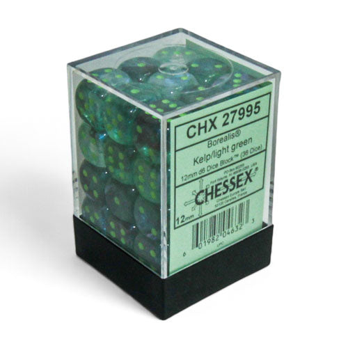 Chessex - Borealis 12mm D6 Dice Block
