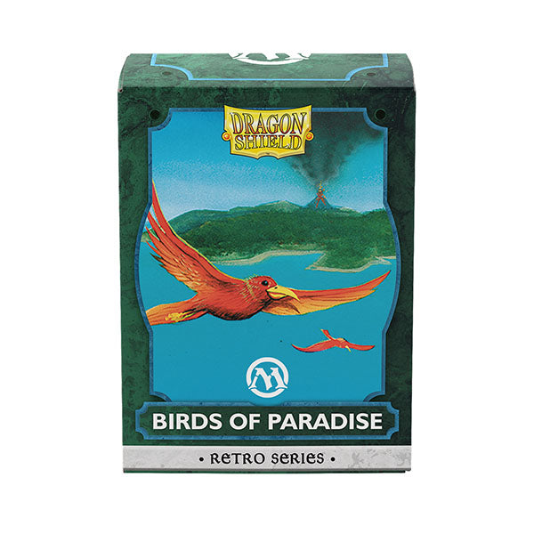 Dragon Shield - Brushed Art Standard Size Sleeves 100pk - Magic: The Gathering Retro Series Birds of Paradise