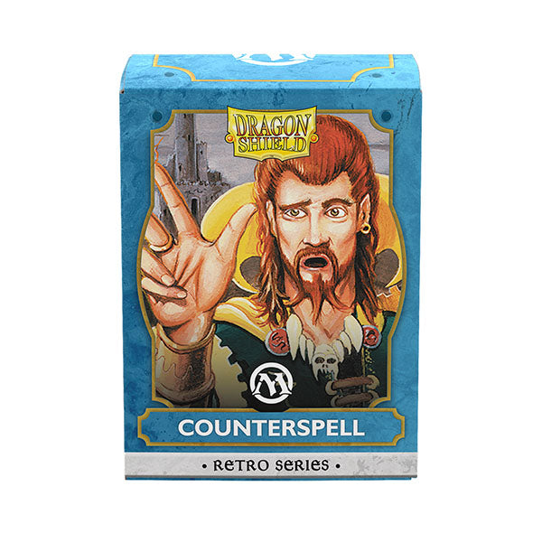 Dragon Shield - Brushed Art Standard Size Sleeves 100pk - Magic: The Gathering Retro Series Counterspell