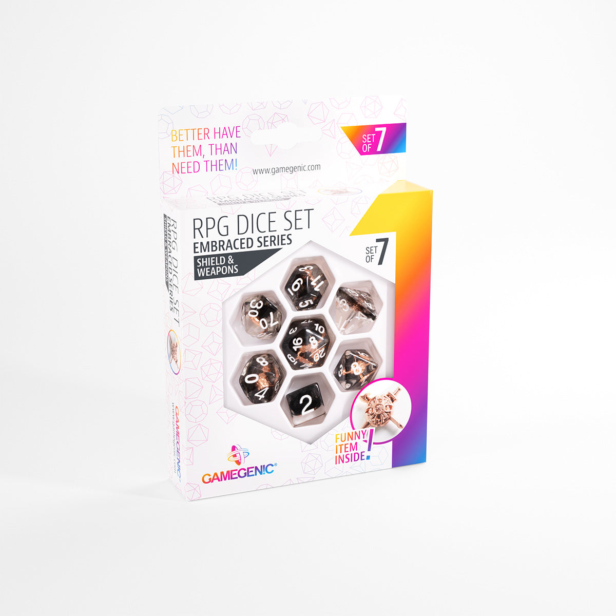 RPG Dice Set - Embraced Series