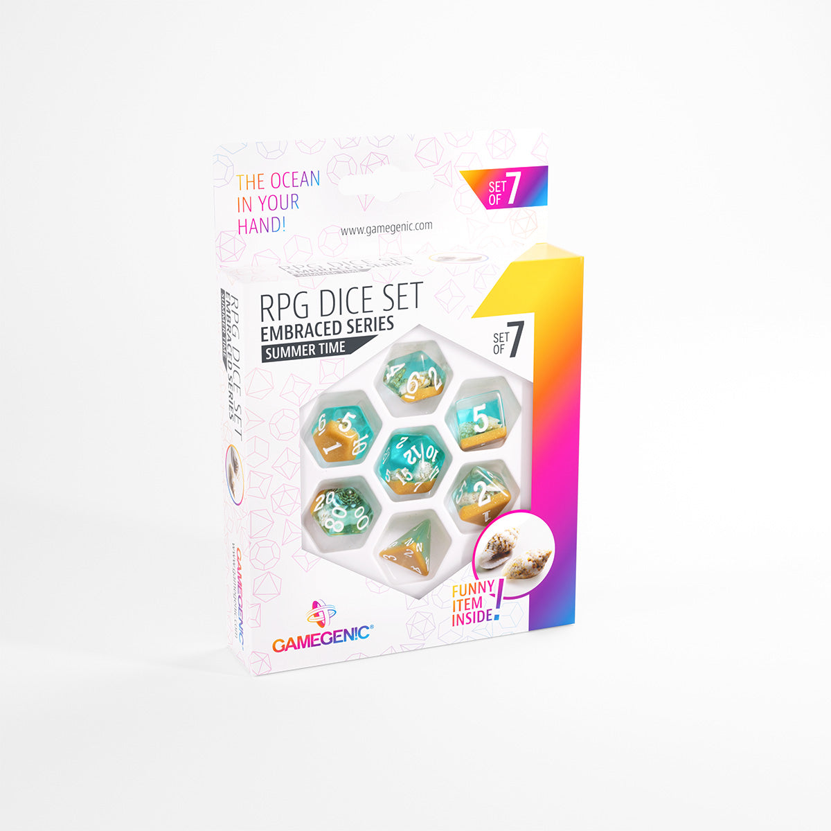 RPG Dice Set - Embraced Series