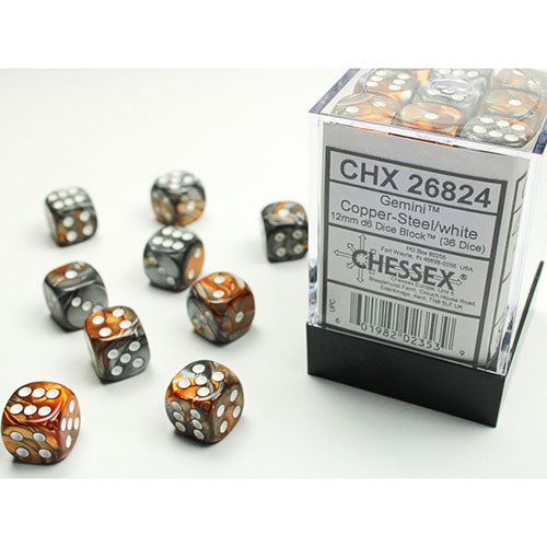 Chessex - Gemini 12mm D6 Dice Block