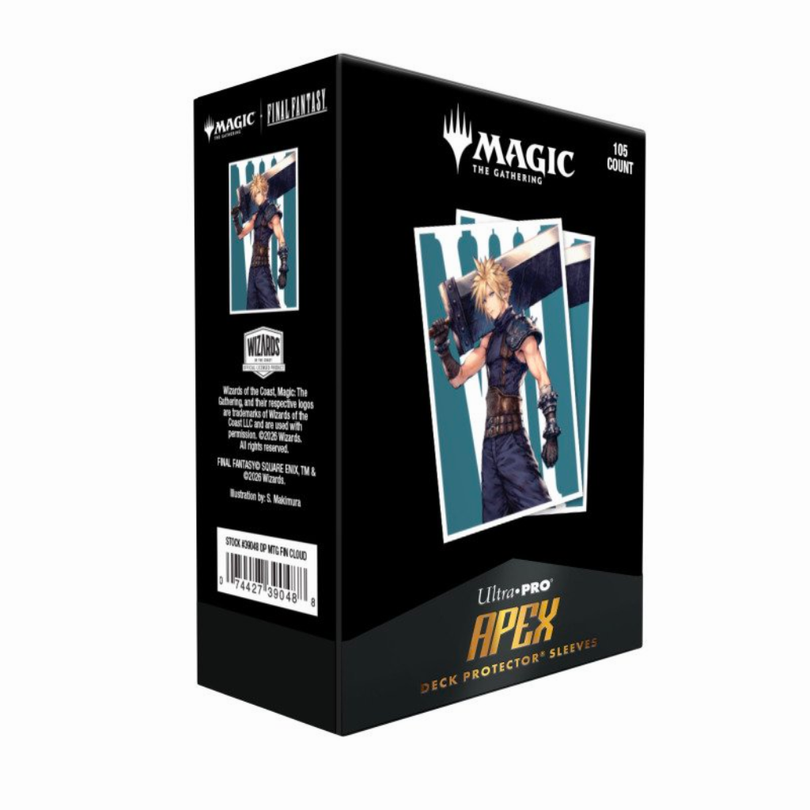 MTG: Final Fantasy Cloud Ex-Soldier 105ct Apex Deck Protector Sleeves