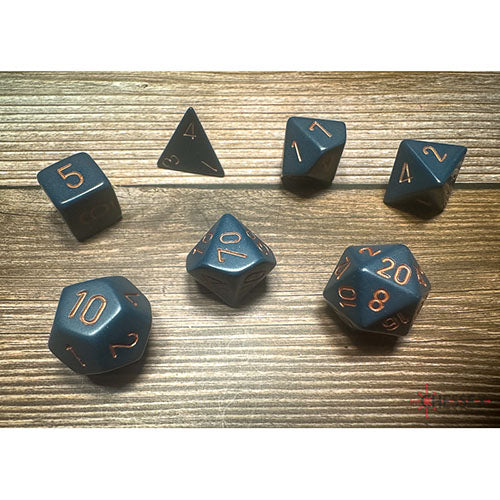 Chessex - Opaque Opaque Polyhedral 7 Dice Set