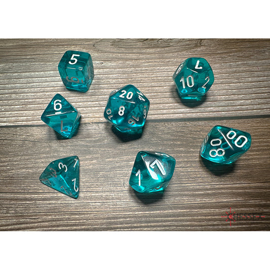 Chessex - Translucent Polyhedral 7 Dice Set