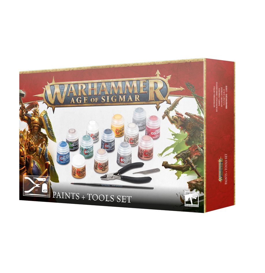 Age of Sigmar: Paints & Tools Set