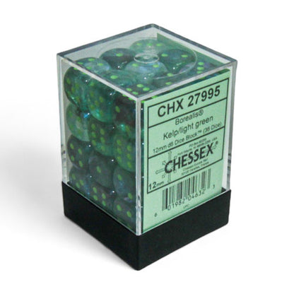 Chessex - Borealis 12mm D6 Dice Block