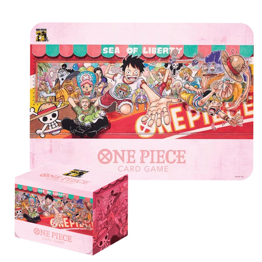 One Piece Card Game: Playmat and Card Case Set - 25th Edition