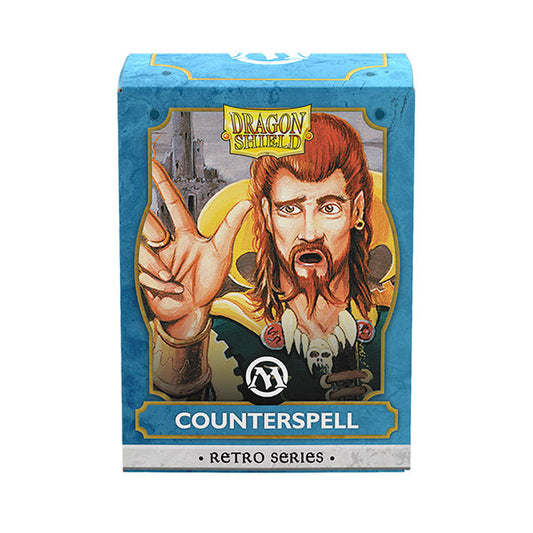 Dragon Shield - Brushed Art Standard Size Sleeves 100pk - Magic: The Gathering Retro Series Counterspell