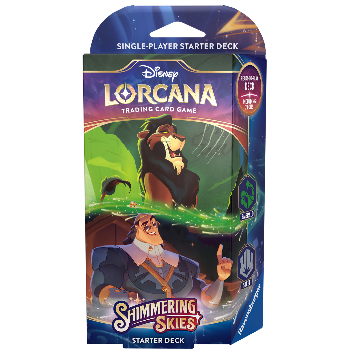 Disney Lorcana Trading Card Game - Shimmering Skies Starter Deck