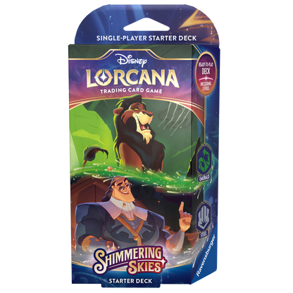 Disney Lorcana Trading Card Game - Shimmering Skies Starter Deck