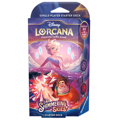 Disney Lorcana Trading Card Game - Shimmering Skies Starter Deck