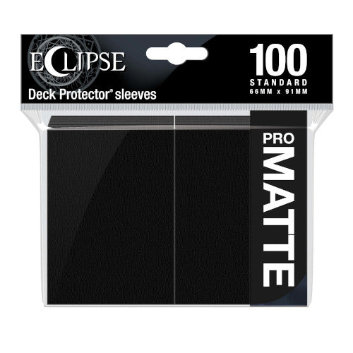 Ultra Pro - Eclipse Standard Pro Matte 100 Pack - Jet Black
