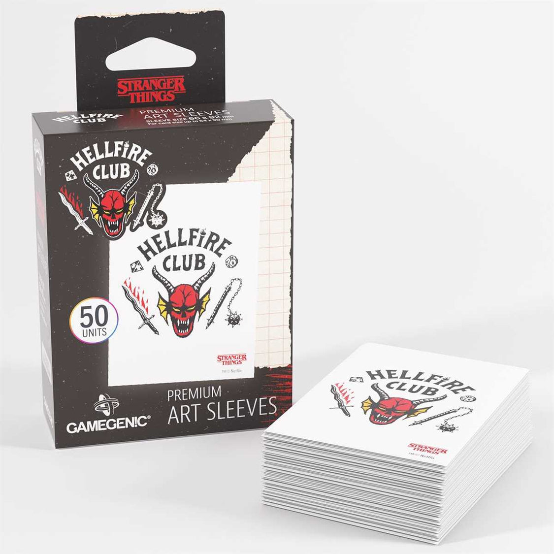 Gamegenic: Stranger Things - Art Sleeves Hellfire Club