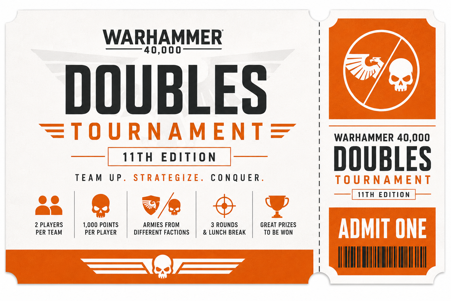 Warhammer 40,000 11th Edition Doubles Tournament