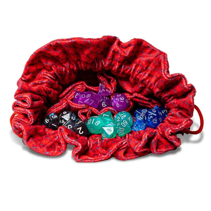 Velvet Compartment Dice Bag with Pockets