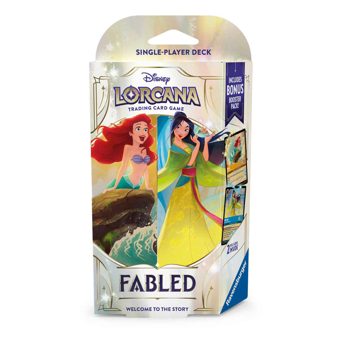 Disney Lorcana Trading Card Game - Fabled Starter Deck