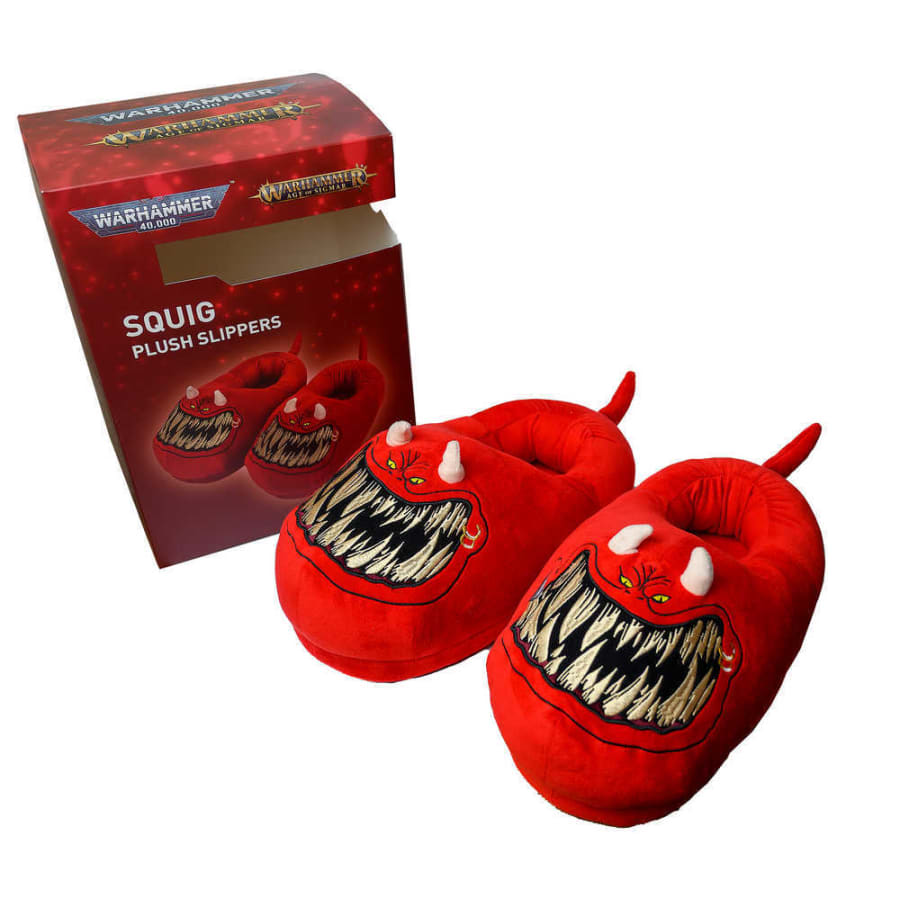 Warhammer 40000: Red Squig Slippers