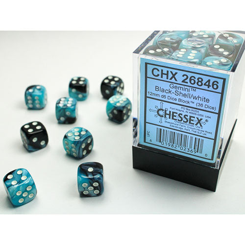 Chessex - Gemini 12mm D6 Dice Block