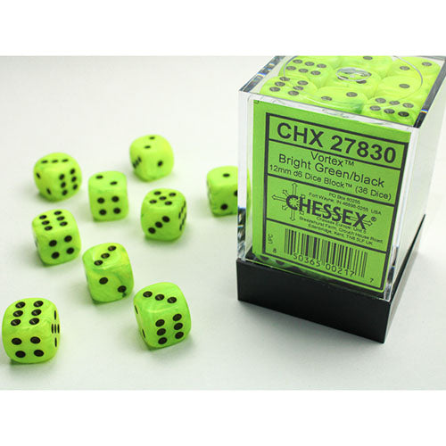 Chessex - Vortex 12mm D6 Dice Block
