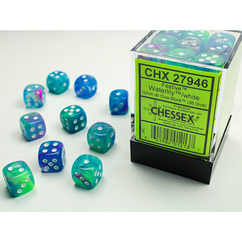 Chessex - Festive 12mm D6 Dice Block