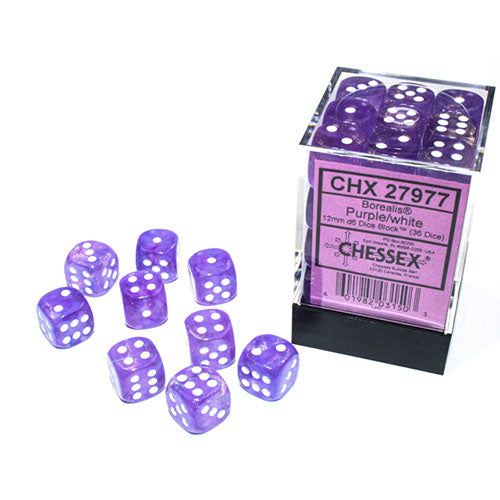 Chessex - Borealis 12mm D6 Dice Block