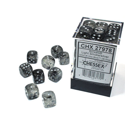 Chessex - Borealis 12mm D6 Dice Block