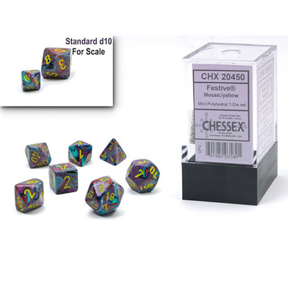 Chessex - Mini Polyhedral 7 Die Set