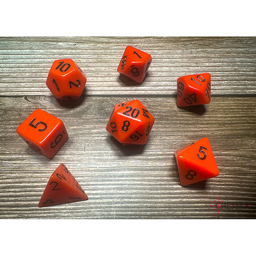 Chessex - Opaque Opaque Polyhedral 7 Dice Set