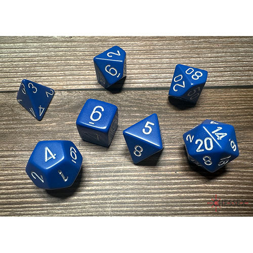 Chessex - Opaque Opaque Polyhedral 7 Dice Set