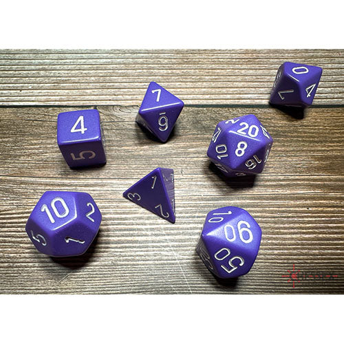 Chessex - Opaque Opaque Polyhedral 7 Dice Set