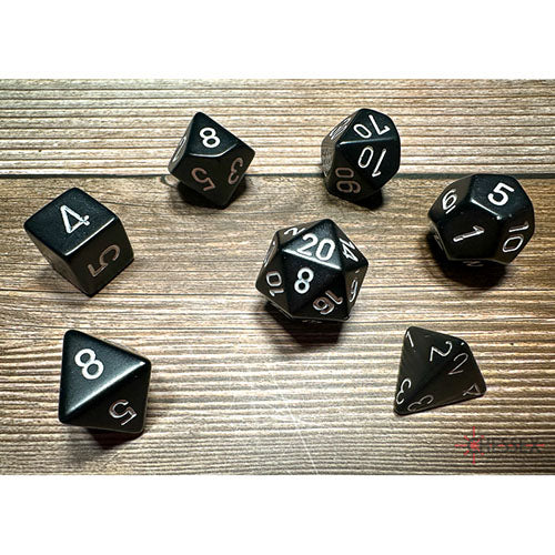 Chessex - Opaque Opaque Polyhedral 7 Dice Set