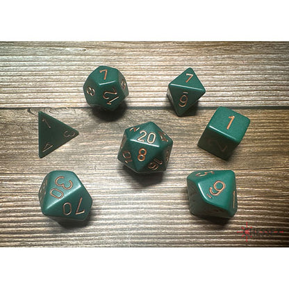 Chessex - Opaque Opaque Polyhedral 7 Dice Set