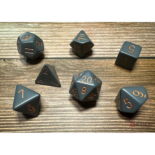 Chessex - Opaque Opaque Polyhedral 7 Dice Set