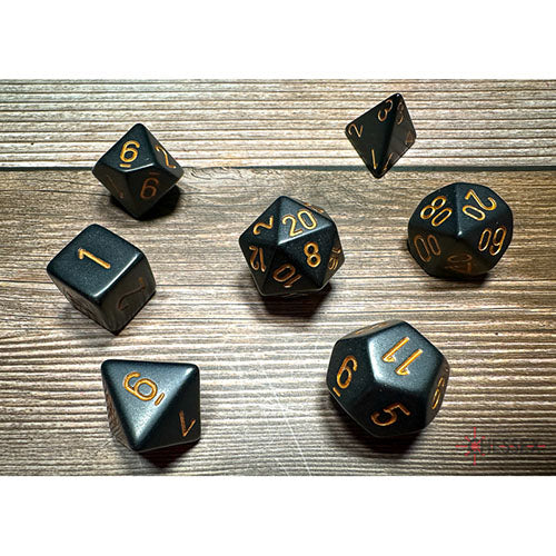 Chessex - Opaque Opaque Polyhedral 7 Dice Set