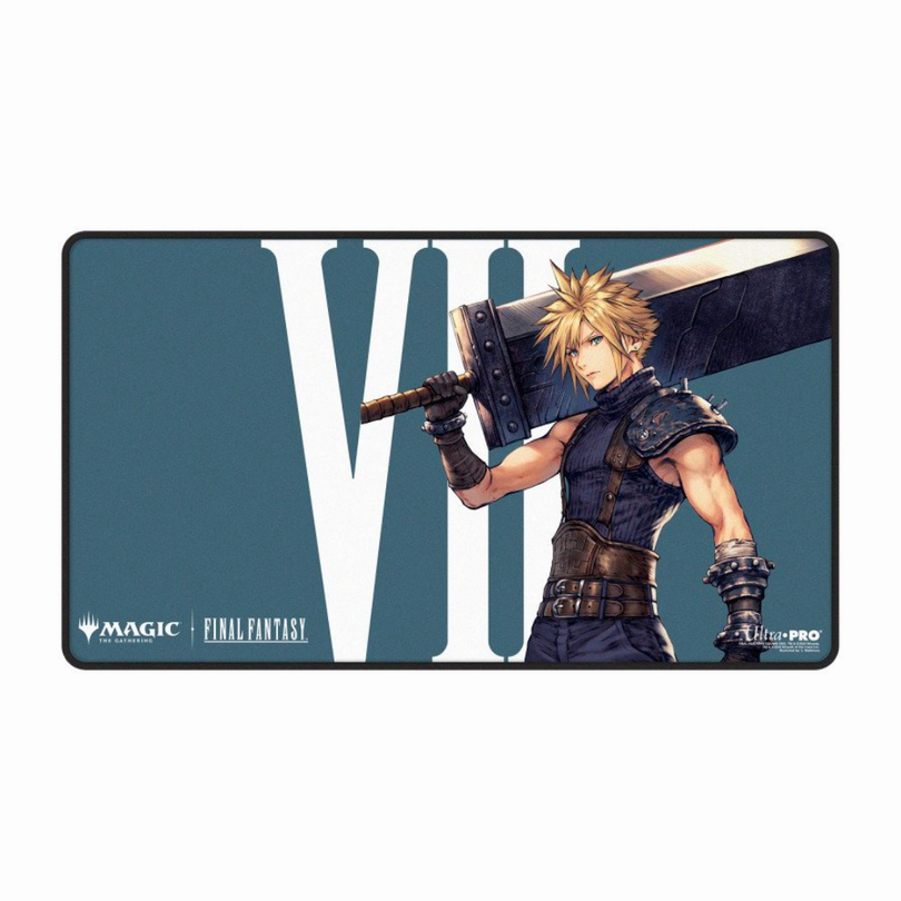 MTG: Final Fantasy Cloud Ex-Soldier Black-Stitched Playmat
