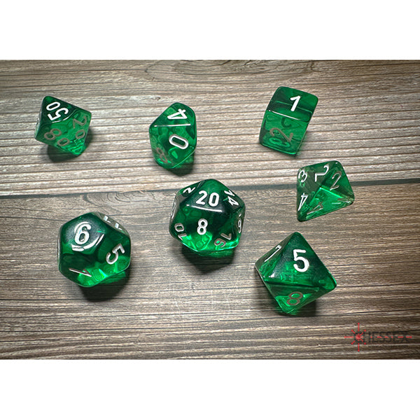 Chessex - Translucent Polyhedral 7 Dice Set