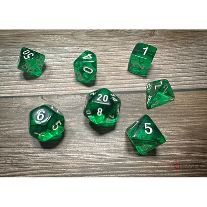 Chessex - Translucent Polyhedral 7 Dice Set