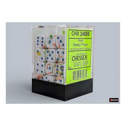 Chessex - Brush 12mm D6 Dice Block