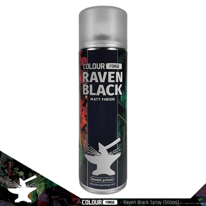 Colour Forge Raven Black Spray (500ml)