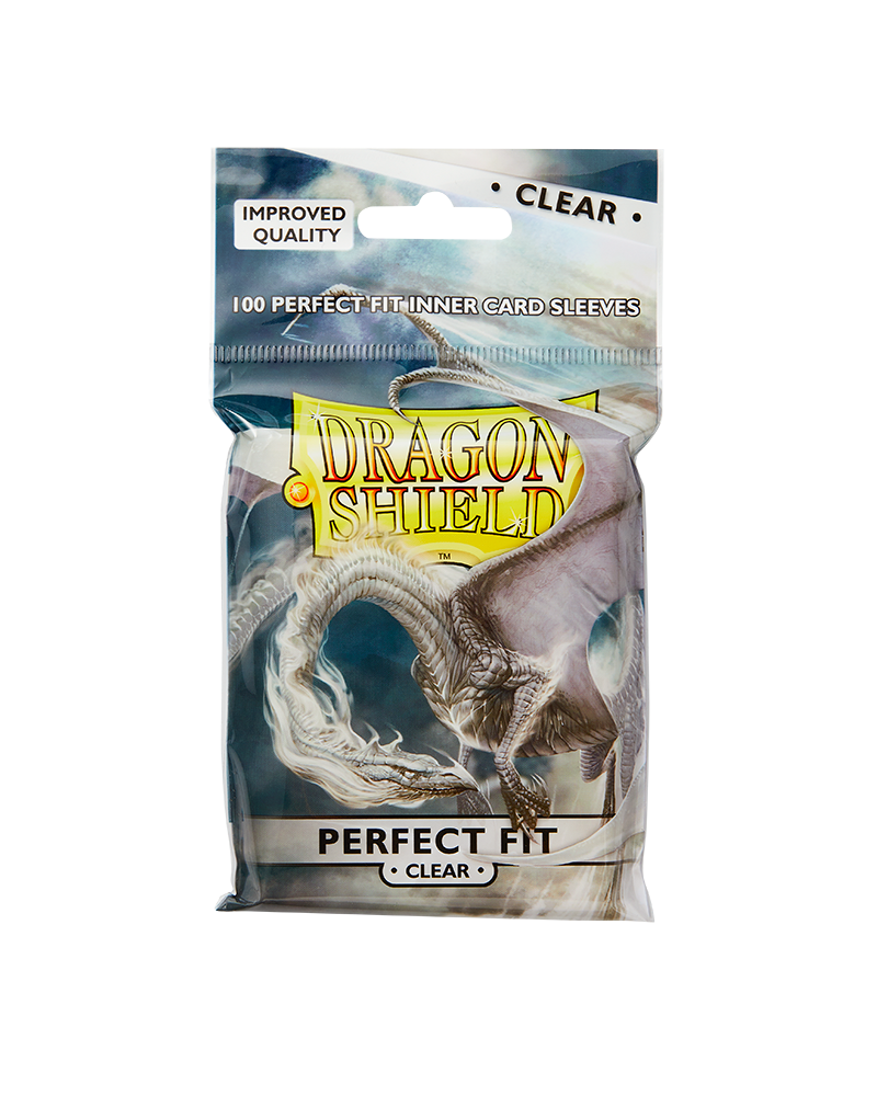 Dragon Shield Perfect Fit (Toploading) - Clear 100 Sleeves