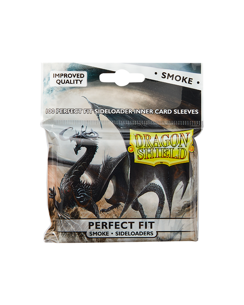 Dragon Shield Perfect Fit (Sideloading) - Smoke 100 Sleeves