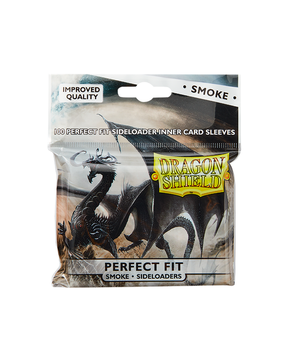 Dragon Shield Perfect Fit (Sideloading) - Smoke 100 Sleeves