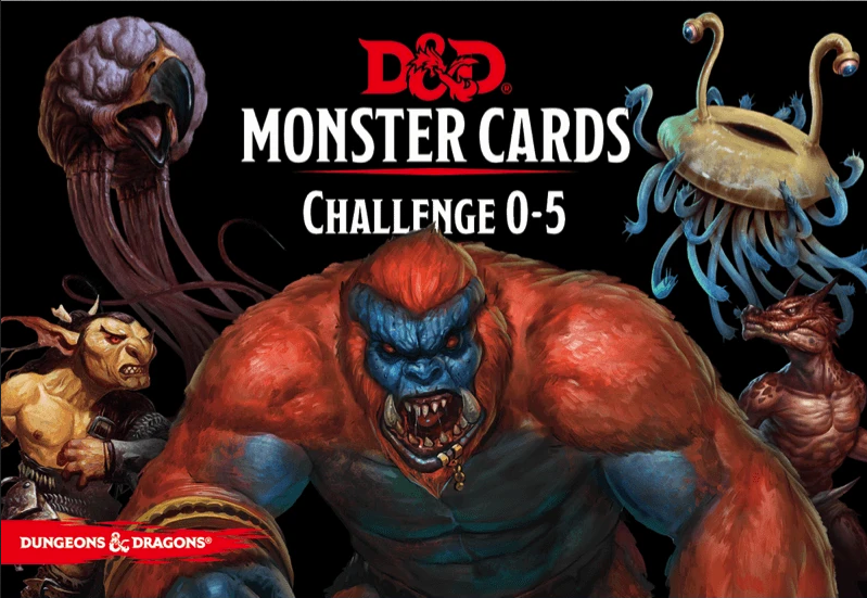 Dungeon & Dragons - Monster Cards - Challenge 0-5