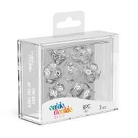 Oakie Doakie Dice - RPG Set 7 Pack Translucent - Clear