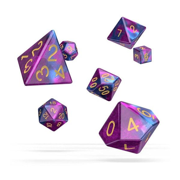 Oakie Doakie Dice RPG Set Gemidice - Amethyst