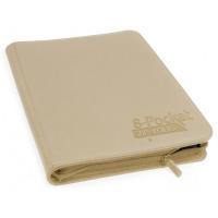 Ultimate Guard - 8 Pocket QuadRow ZipFolio XenoSkin - Sand